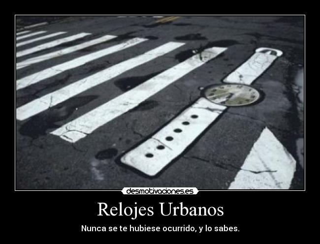 Relojes Urbanos - 