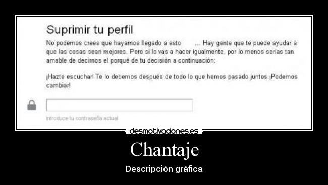 Chantaje - 