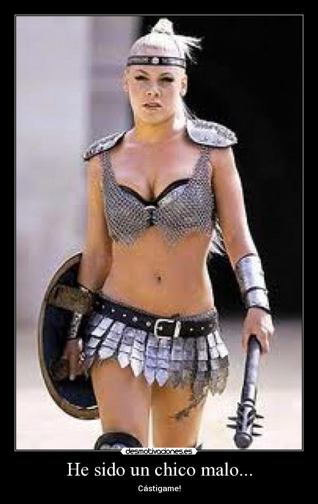 He sido un chico malo... - Cástigame!
