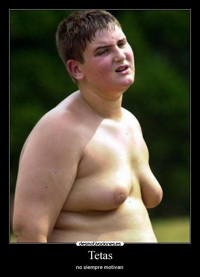 carteles tetas tetas gordo desmotivaciones