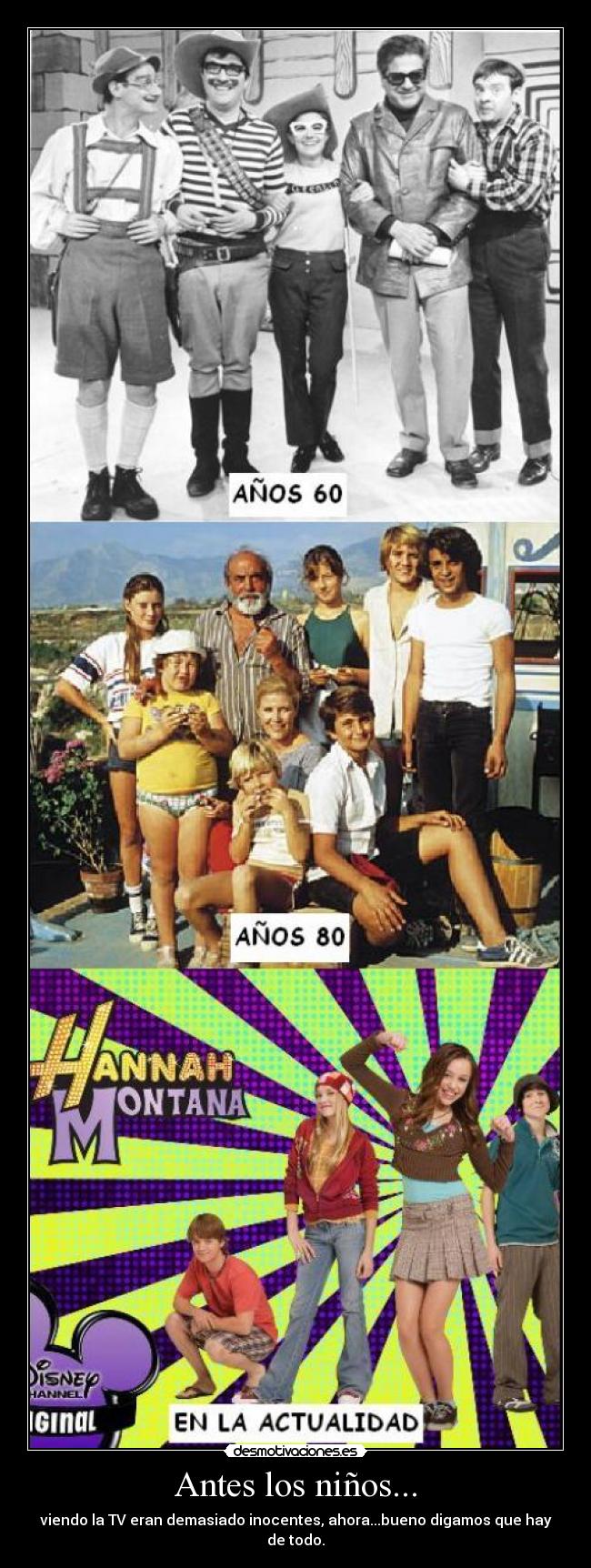 Antes los niños... -