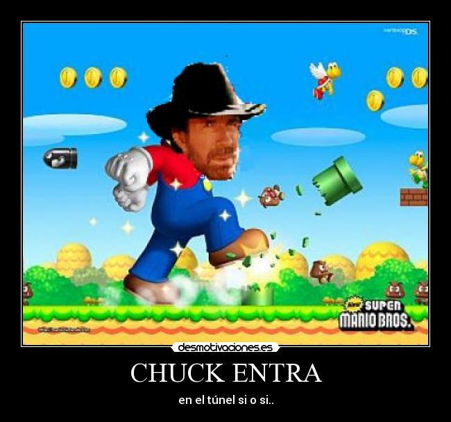 CHUCK ENTRA - en el túnel si o si..