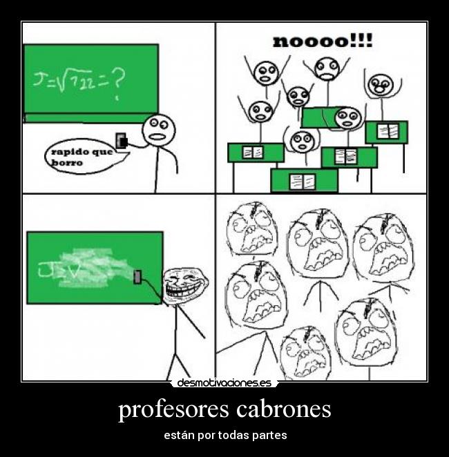 profesores cabrones - 