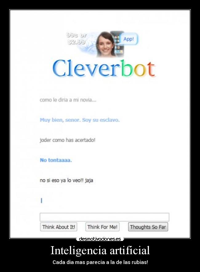 carteles rubias tontas inteligencia artificial mihaidoc desmotivaciones