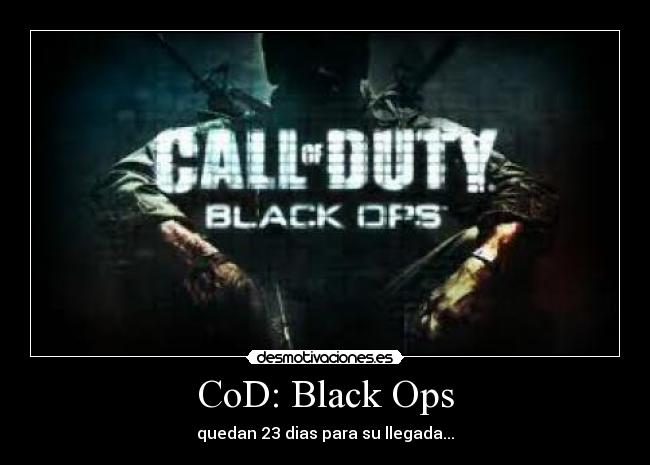 CoD: Black Ops - quedan 23 dias para su llegada...