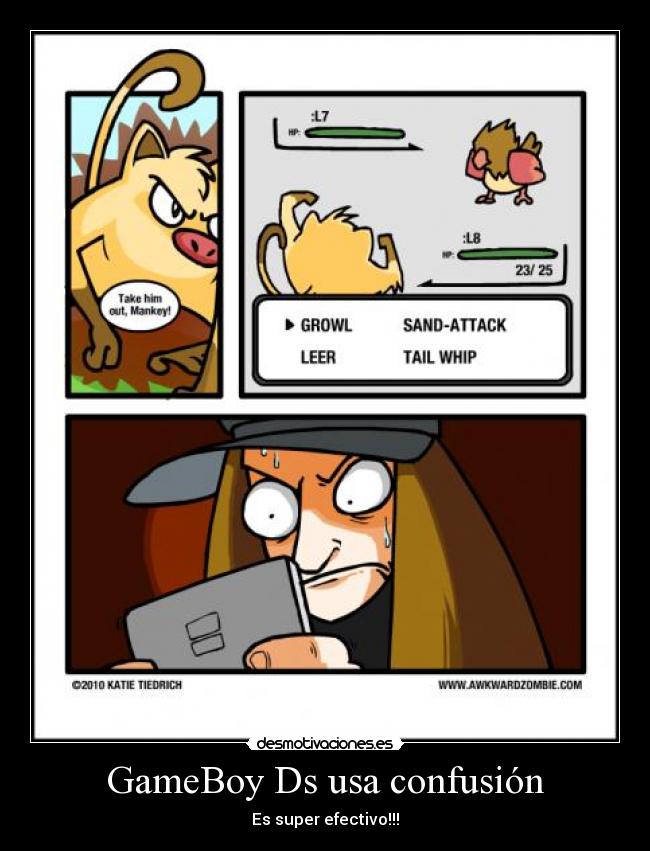 GameBoy Ds usa confusión - Es super efectivo!!!
