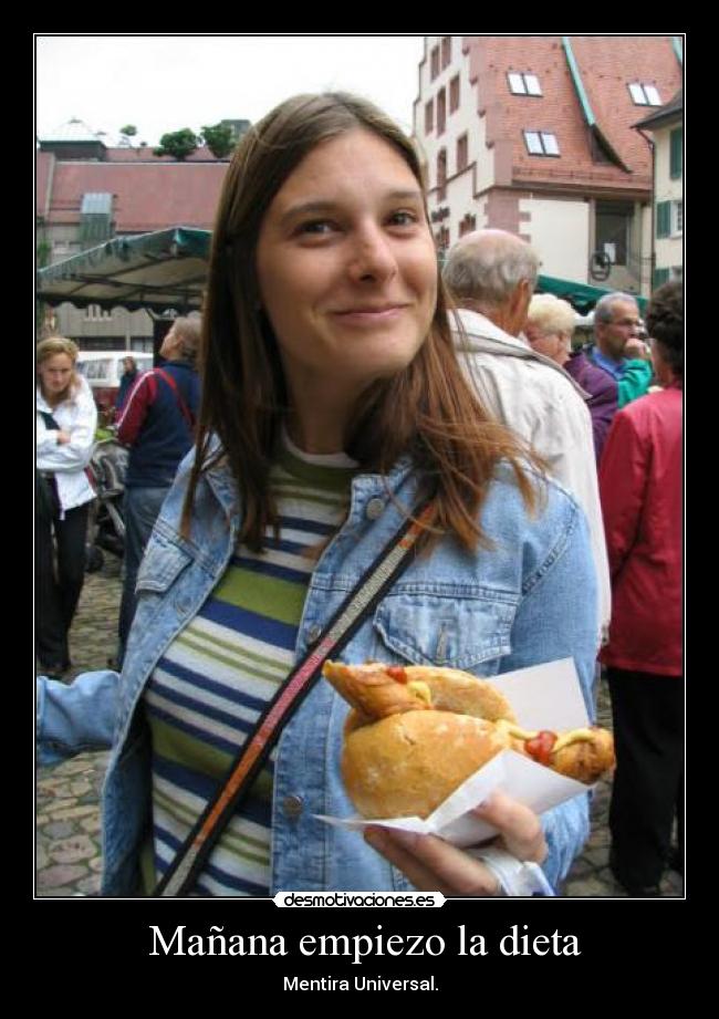 Mañana empiezo la dieta -