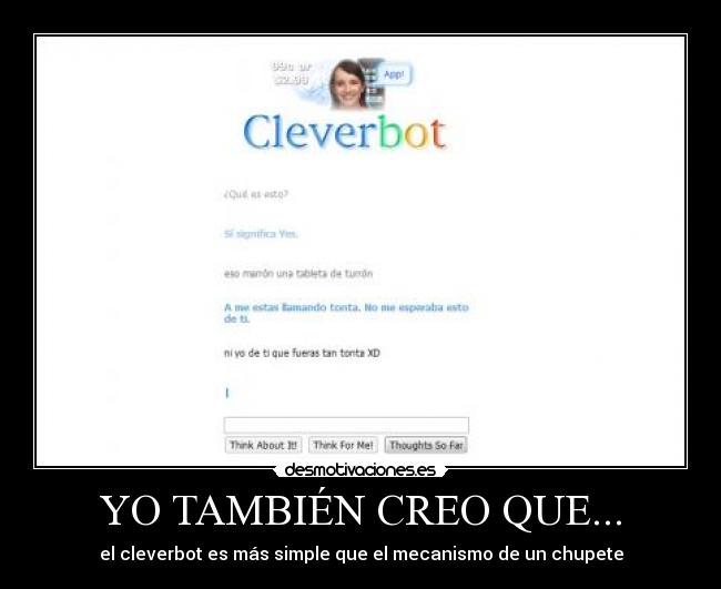 YO TAMBIÉN CREO QUE... -