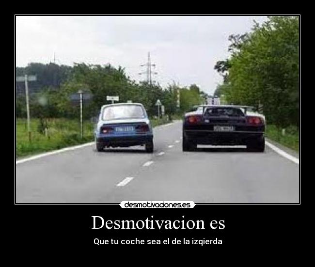 Desmotivacion es -