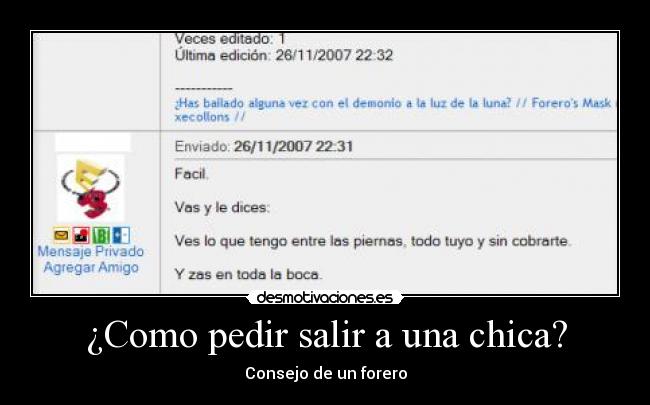 ¿Como pedir salir a una chica? -