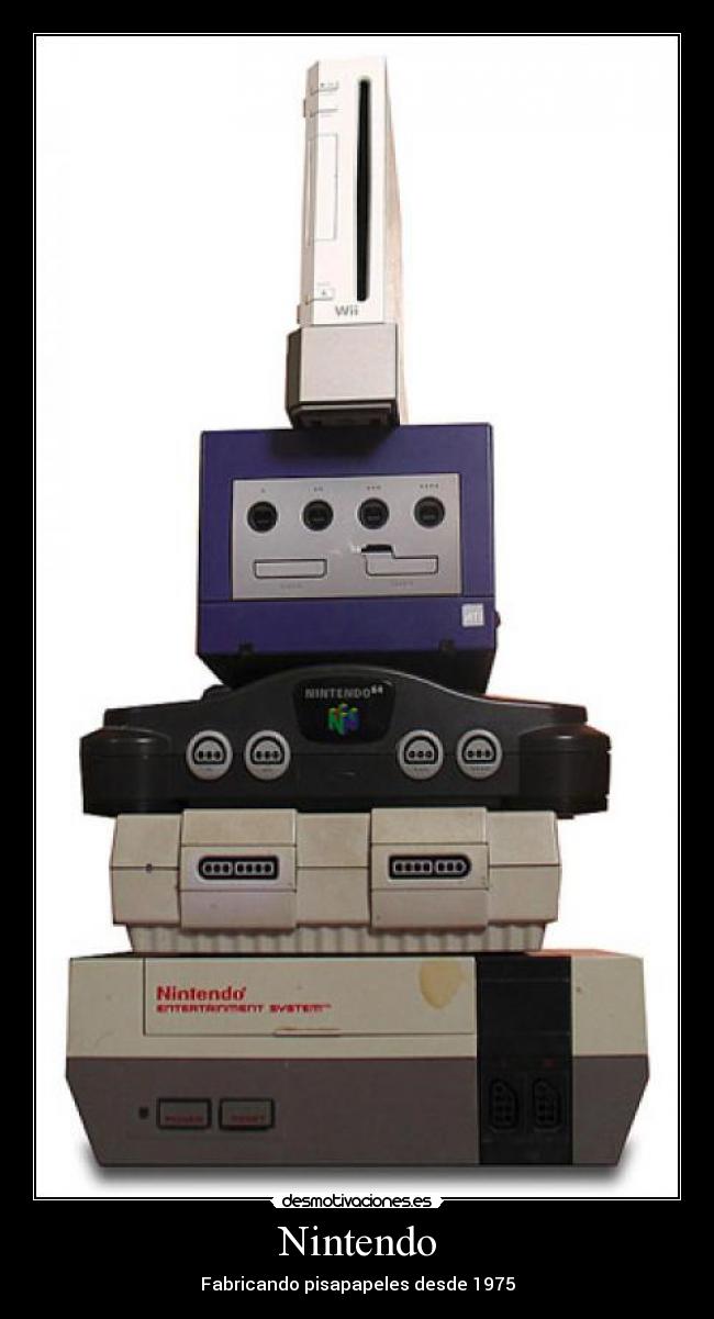 Nintendo - Fabricando pisapapeles desde 1975