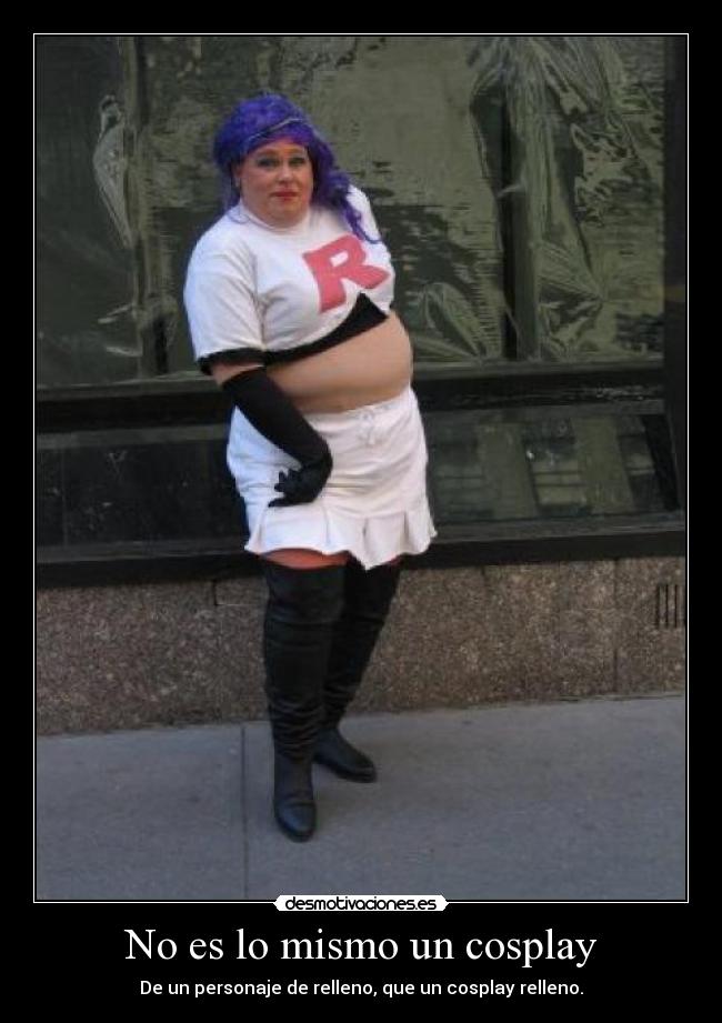 No es lo mismo un cosplay -