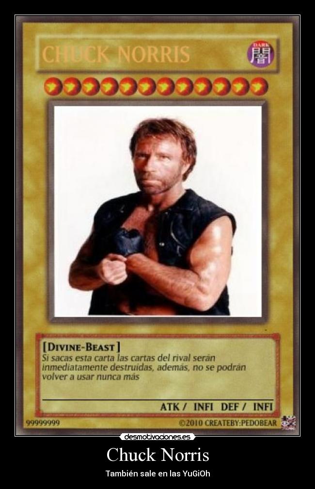 Chuck Norris - También sale en las YuGiOh