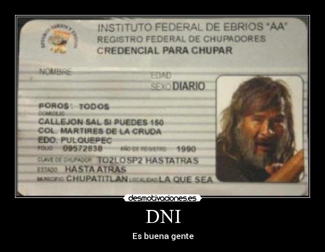 DNI - Es buena gente