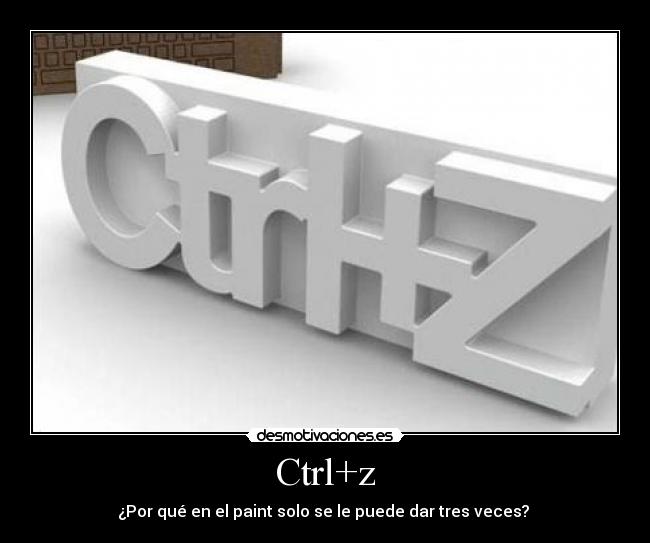 Ctrl+z -