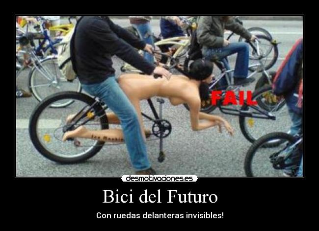Bici del Futuro - Con ruedas delanteras invisibles!
