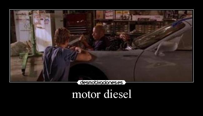 motor diesel - 
