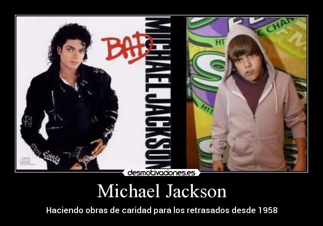 Michael Jackson - Haciendo obras de caridad para los retrasados desde 1958