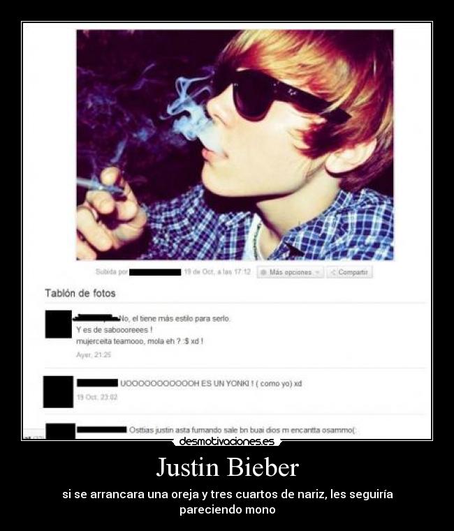 carteles justin desmotivaciones