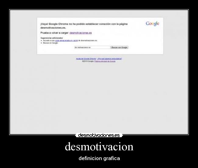 desmotivacion - definicion grafica