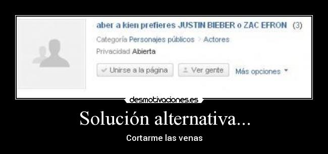 Solución alternativa... - 