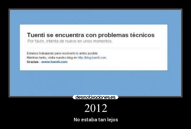 carteles fin del mundo tuenti desmotivaciones