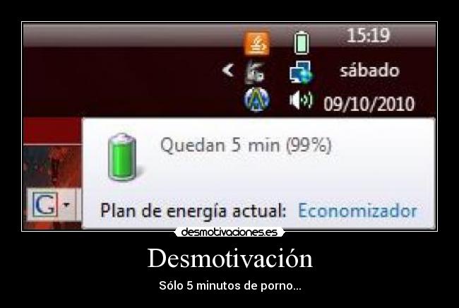 Desmotivación - Sólo 5 minutos de porno...