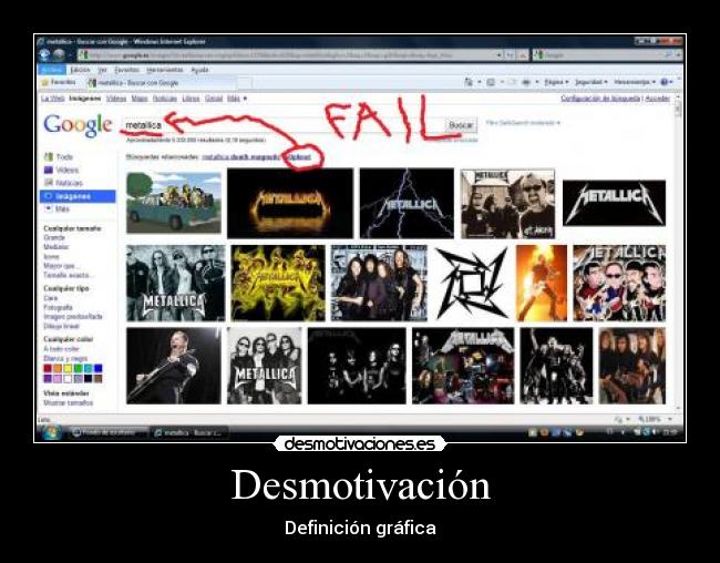 Desmotivación - Definición gráfica