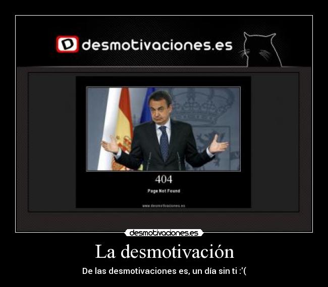 La desmotivación - 