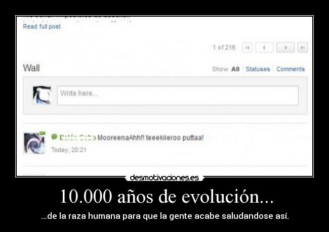 10.000 años de evolución... -