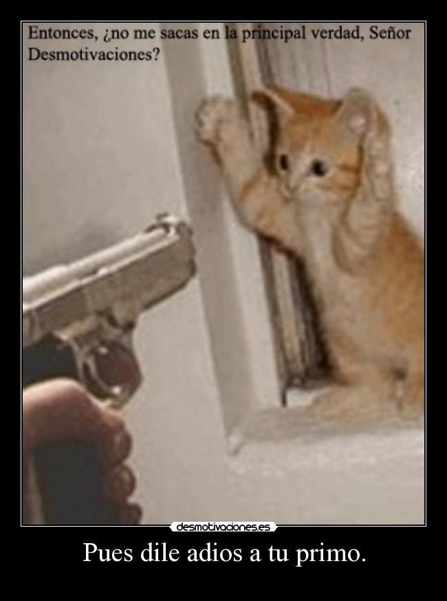 Pues dile adios a tu primo. - 