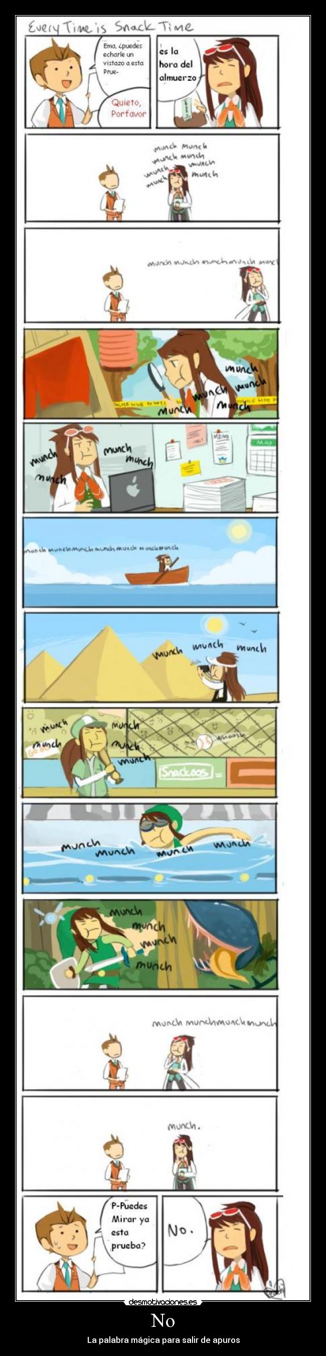 No - La palabra mágica para salir de apuros