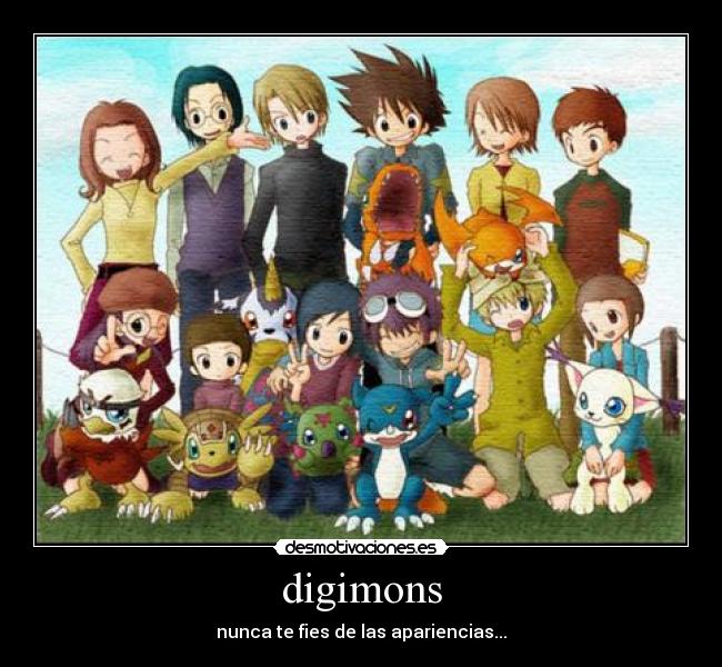 digimons - nunca te fies de las apariencias...