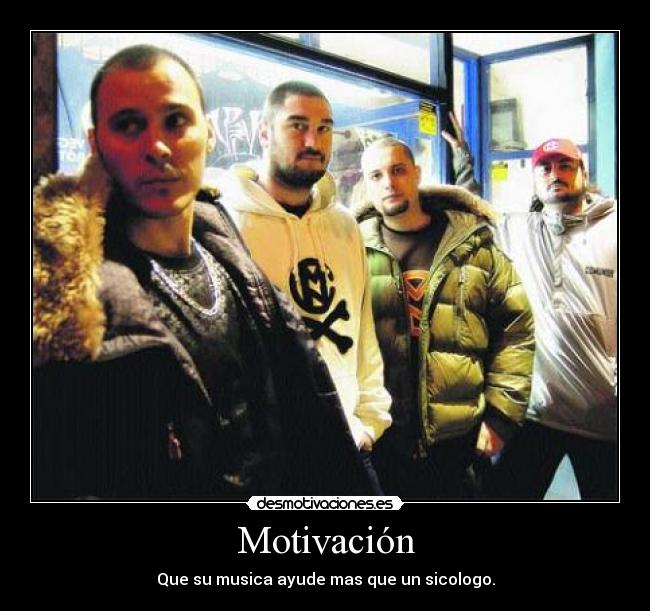 Motivación - Que su musica ayude mas que un sicologo.