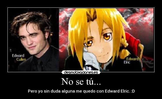 carteles edward elric full metal alchemist alguimista acero crepusculo vapiro desmotivaciones