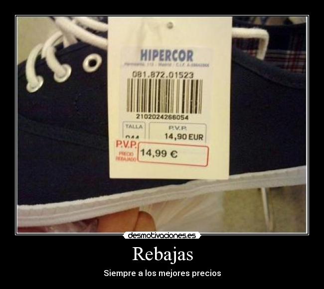 carteles rebajas supermercados desmotivaciones