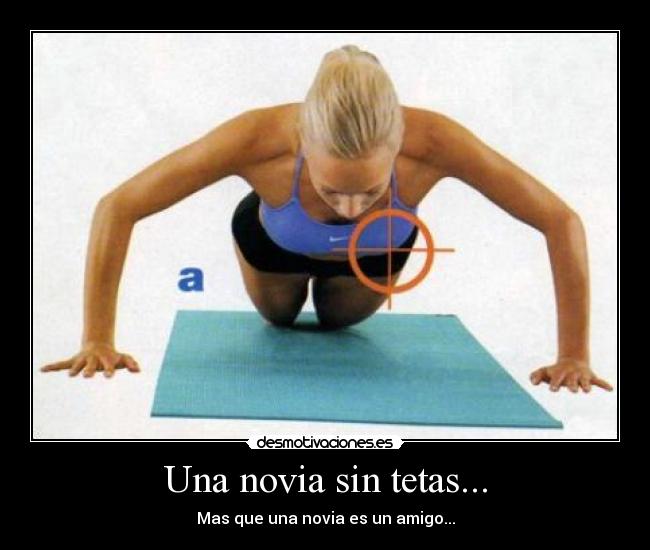 Una novia sin tetas... - 