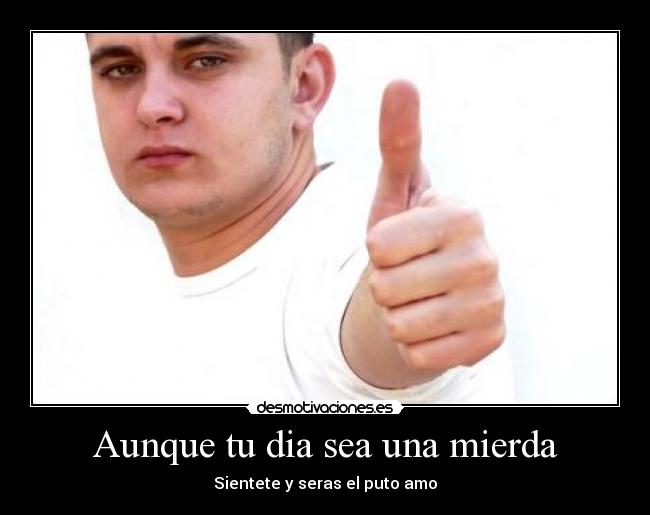 Aunque tu dia sea una mierda - 
