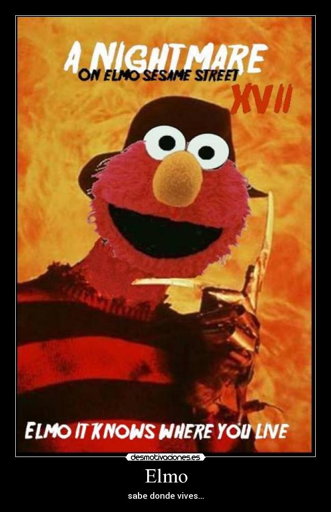 carteles elmo desmotivaciones