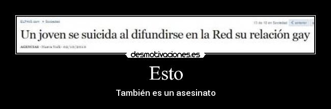 Esto - También es un asesinato