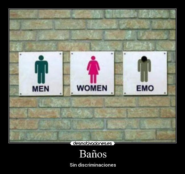 Baños - Sin discriminaciones