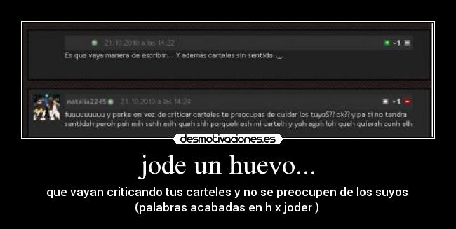 carteles natalia2245hijo putacarteldesmotivajodemierda desmotivaciones