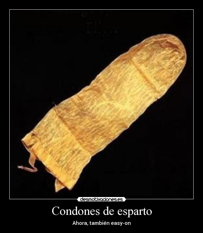Condones de esparto - Ahora, también easy-on