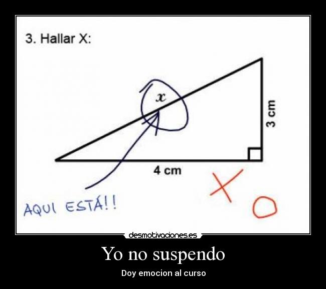 Yo no suspendo - Doy emocion al curso