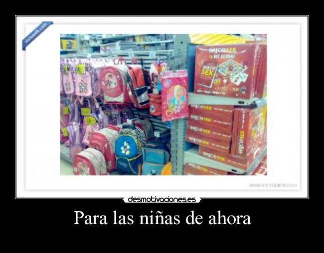 Para las niñas de ahora -