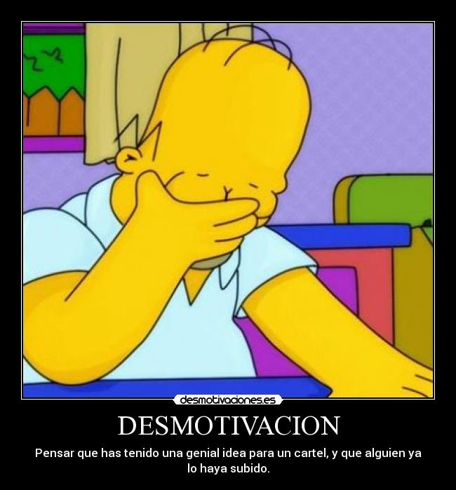 DESMOTIVACION -
