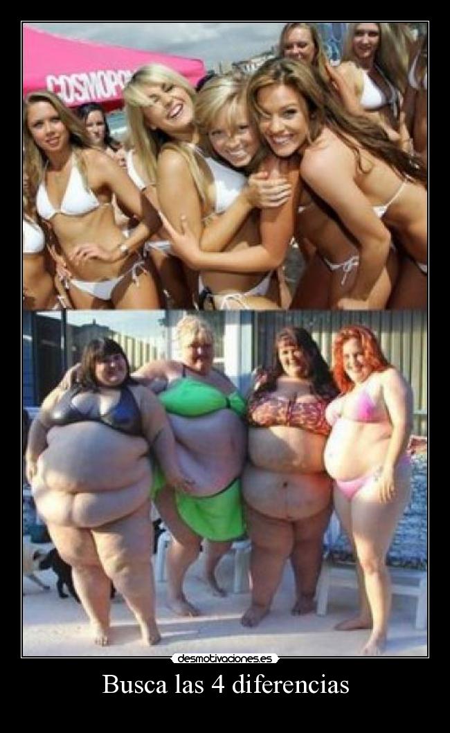 Busca las 4 diferencias -