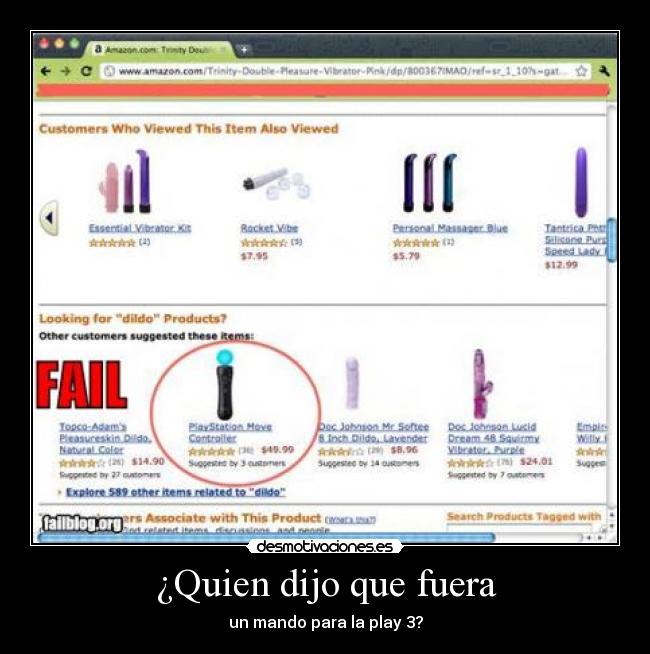 ¿Quien dijo que fuera - un mando para la play 3?