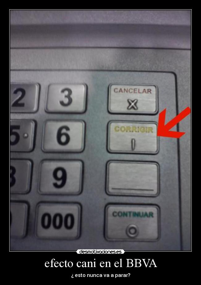 efecto cani en el BBVA - 