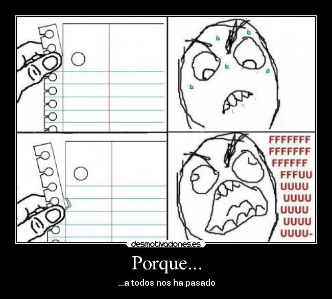 Porque... -